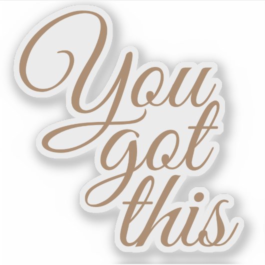 エレガントスクリプト得を作成やる気を起こさせる シール (正面)