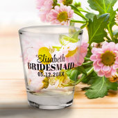 エレガントスクリプモダントかわいいグリッターハートカスタム ショットグラス