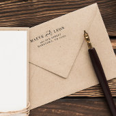 エレガントスクリプモダント結婚シスタイリッシュック夫婦 セルフインキングスタンプ