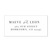 エレガントスクリプモダント結婚シスタイリッシュック夫婦 ラバースタンプ (インプリント)