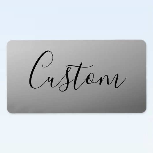 エレガントスクリプモダント編集可能ブラック文字書の ラベル