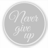 エレガントスクリプ与えトが上になしやる気を起こさせる シール (正面)