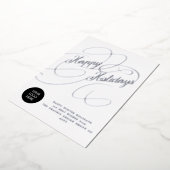 エレガントスクリプ企業のトカスタムロゴ 箔シーズンカード (回転した状態)