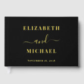 エレガントスクリプ結婚ト ゲストブック (正面)