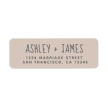 エレガントスクリプ結婚ル差出人住所