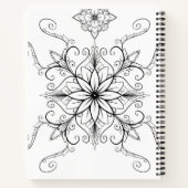 エレガントスケッチブック，ジャーナル，ギフ素晴らしト ノートブック (裏面)