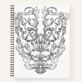 エレガントスケッチブック，ジャーナル，ギフ素晴らしト ノートブック (正面)