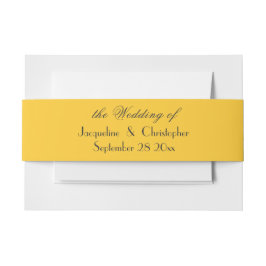 エレガントスシンプルクリプト名シッモダン結婚ク 招待状ベリーバンド