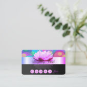 エレガントスタイリッシュカラフル《写真》ぼけ味 ロイヤリティカード