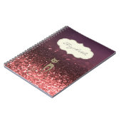 エレガントスタイリッシュキラキラ《写真》ぼけ味 ノートブック (左側)