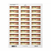 エレガントスタイリッシュクリスマス ラベル (フルシート)