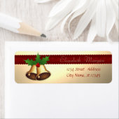 エレガントスタイリッシュクリスマス ラベル (インサイチュ)