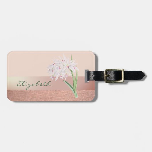 エレガントスタイリッシュシック ラゲッジタグ (正面横)