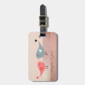 エレガントスタイリッシュシック ラゲッジタグ (正面縦)