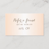 エレガントスタイリッシュシンプル紹介カード 紹介カード (正面)