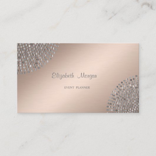 エレガントスタイリッシュシンプル 名刺 (正面)