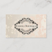 エレガントスタイリッシュタイポグラフィ金ゴールド 名刺 (正面)