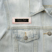 エレガントスタイリッシュトレンディーグリッター《写真》ぼけ味、フレーム 名札 (インサイチュ)