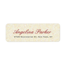 エレガントスタイリッシュトレンディー石壁パターン ラベル