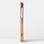 エレガントスタイリッシュバラ金ゴールド紙吹雪点モノグラム Case-Mate iPhoneケース (裏面 / 左)