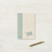 エレガントスタイリッシュパーソナライズされた ポストイット (デスク上)