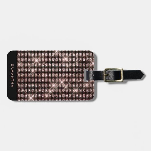 エレガントスタイリッシュパーソナライズされた ラゲッジタグ (正面横)