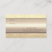 エレガントスタイリッシュフェイク金ゴールドのエラー参照カード 紹介カード (裏面)