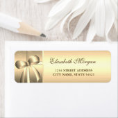 エレガントスタイリッシュフェスティバル金ゴールド弓ラベル ラベル (インサイチュ)