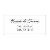 エレガントスタイリッシュフォント セルフインキングスタンプ (デザイン)