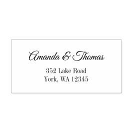 エレガントスタイリッシュフォント セルフインキングスタンプ