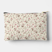 エレガントスタイリッシュフローラの鉛筆ケース、メイクアップ アクセサリーポーチ (裏面)