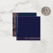 エレガントスタイリッシュフローラ ノートカード (正面/裏面インサイチュ)