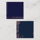 エレガントスタイリッシュフローラ ノートカード (正面/裏面)