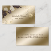 エレガントスタイリッシュプロフェッショナル 名刺 (正面/裏面)