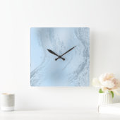 エレガントスタイリッシュモダングリッター スクエア壁時計 (ホーム)