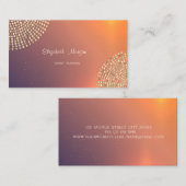 エレガントスタイリッシュモダンシンプル 名刺 (正面/裏面)