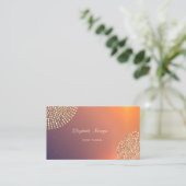 エレガントスタイリッシュモダンシンプル 名刺 (スタンド正面)