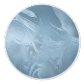 エレガントスタイリッシュモダン赤ちゃん青い大理石 セラミックノブ (正面)