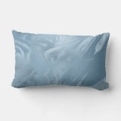 エレガントスタイリッシュモダン赤ちゃん青い大理石 ランバークッション (裏面)