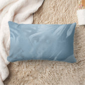 エレガントスタイリッシュモダン赤ちゃん青い大理石 ランバークッション (ブランケット)