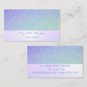 エレガントスタイリッシュモダン,,キラキラ 名刺 (正面/裏面)