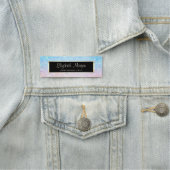 エレガントスタイリッシュモダン,フレーム,《写真》ぼけ味グラデーション 名札 (インサイチュ)