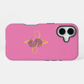 エレガントスタイリッシュモダン iPhone 16ケース (裏面横)