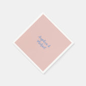 エレガントスタイリッシュユニークトレンディー名 スタンダードカクテルナプキン (角)