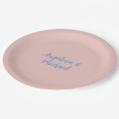 エレガントスタイリッシュユニークトレンディー名 ペーパープレート (アングル)