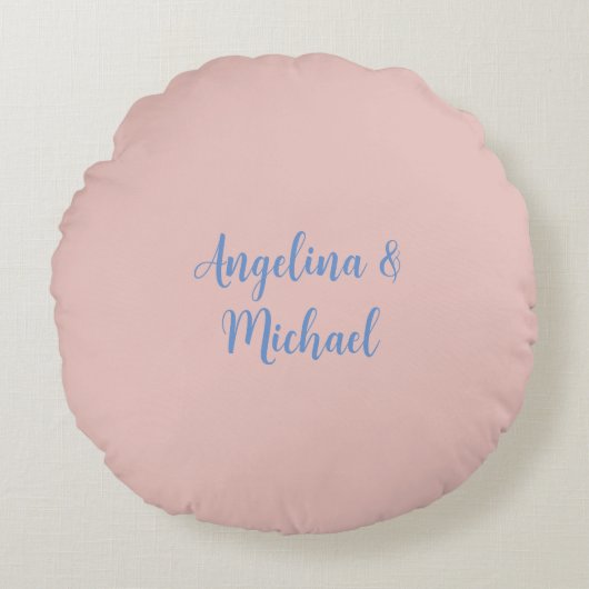 エレガントスタイリッシュユニークトレンディー名 ラウンドクッション (正面)