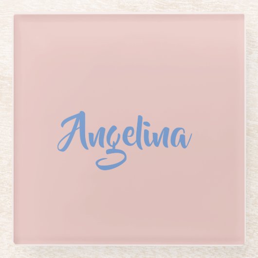 エレガントスタイリッシュユニークトレンディー ガラスコースター (正面)