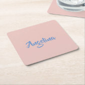 エレガントスタイリッシュユニークトレンディー スクエアペーパーコースター (アングル)