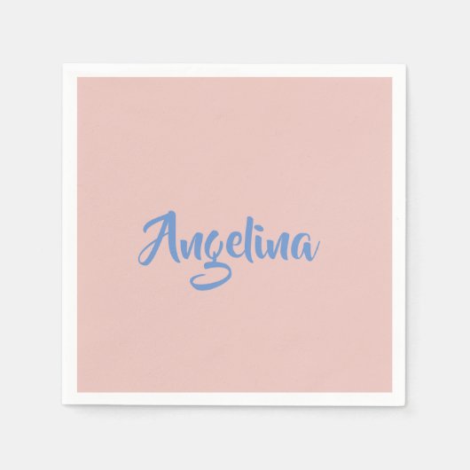 エレガントスタイリッシュユニークトレンディー スタンダードカクテルナプキン (正面)