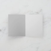 エレガントスタイリッシュユニークトレンディー ノートカード (内部)